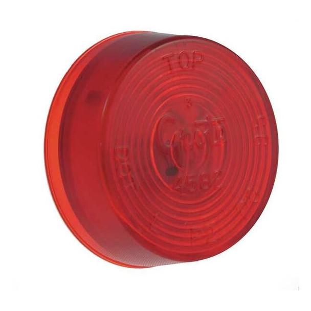 Grote Clearance/Marker Lamp, Lens Optic, Red, Depth: 3/4" 45822