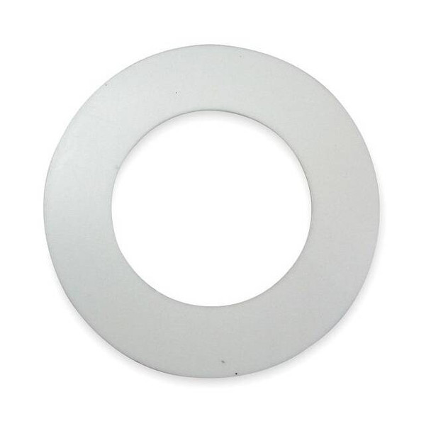 Gasket, Ring, 8 In, Virgin PTFE, White, Temp. Range (F): -450 to 500