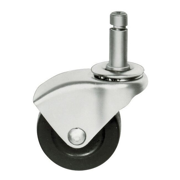 Manufacturer Varies Swivel Stem Caster,Rubber,2 in.,75 lb. 30753