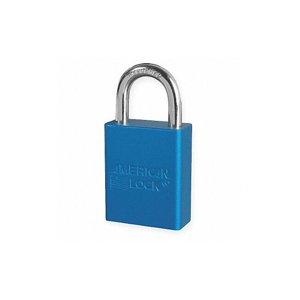 American Lock Lockout Padlock,KD,Blue,1-7/8"H A1105BLU American Lock Lockout Padlock,KD,Blue,1-7/8"H A1105BLU
