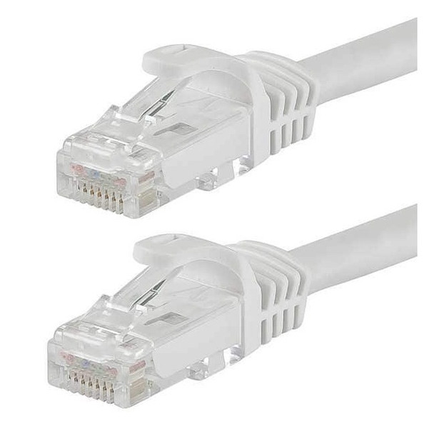Monoprice Patch Cord,Cat 6,Flexboot,White,14 ft. 9825