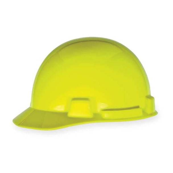 Hard Hat, SmoothDome, Polyethylene, 4 Point Ratchet, Type 1, Class E, Green