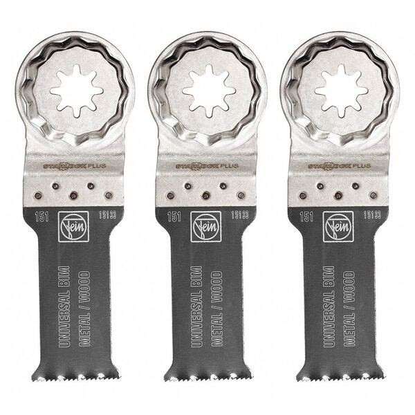 Fein Saw Blades,Bi-Metal,1-1/8 in. Size,PK3 63502151270