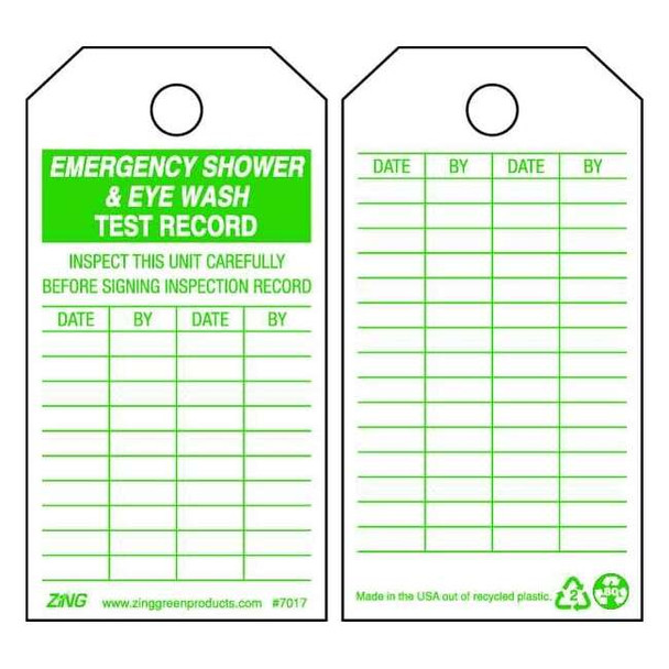 Zing Tag, 5 3/4 in Height, 3 in Width 7017