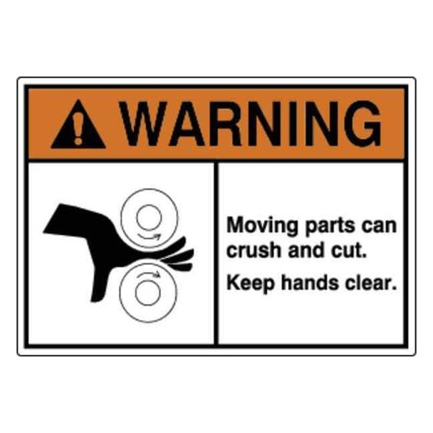 Label, Machine/Equipment, 3-1/2 in. H, PK5, HWL-535-725-5PK