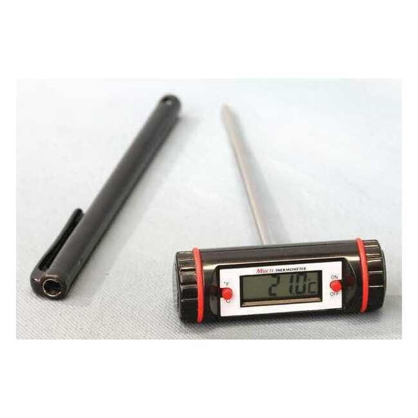 5" Stem Digital Pocket Thermometer, -58 Degrees to 302 Degrees F