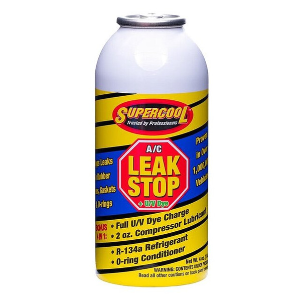 Supercool A/C Leak Stop Seals, Aerosal Can, 4oz. STOPA