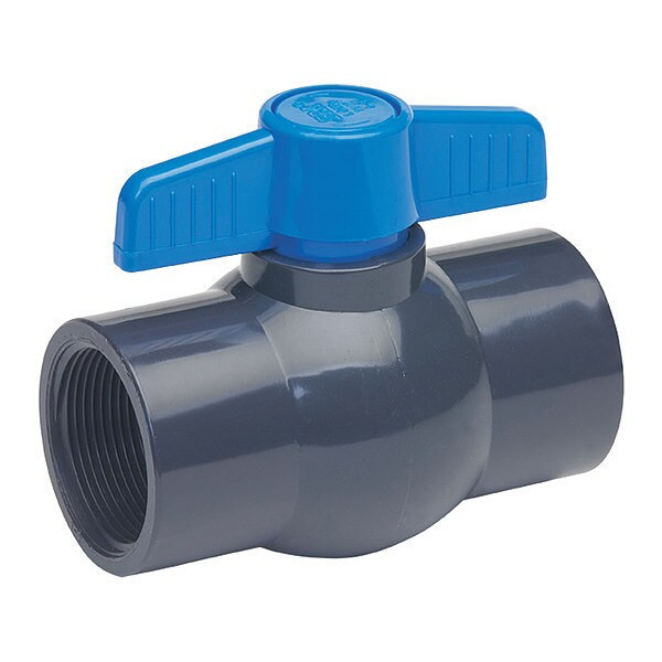 Manufacturer Varies 1-1/2" FNPT PVC Ball Valve Inline 107-137-NPG
