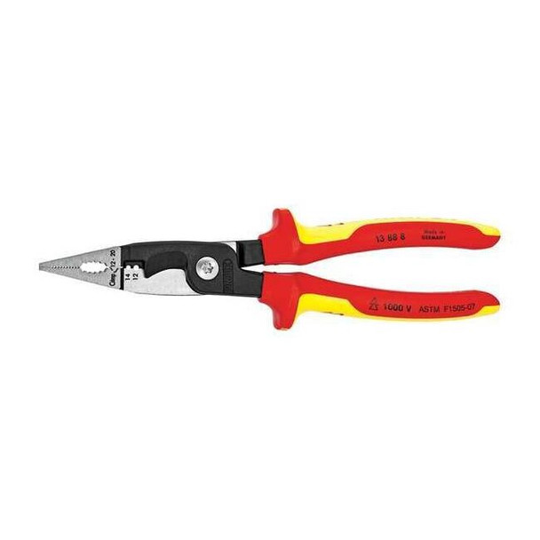 Knipex 8" installation Pliers, Insulated 13 88 8 US