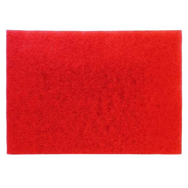 3m Buffing Pad,Red,PK10 5100-32x14