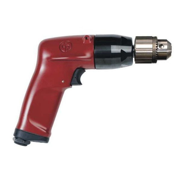 Chicago Pneumatic Air-Powered Drill, 1/4 in, NPT, Keyed CP1117P32