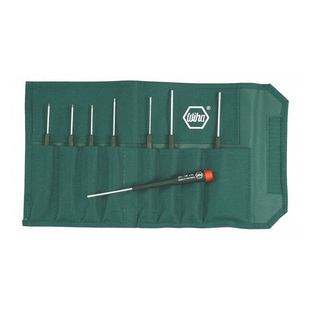 Wiha Screwdriver Set,8 pcs,Round Shank 26399
