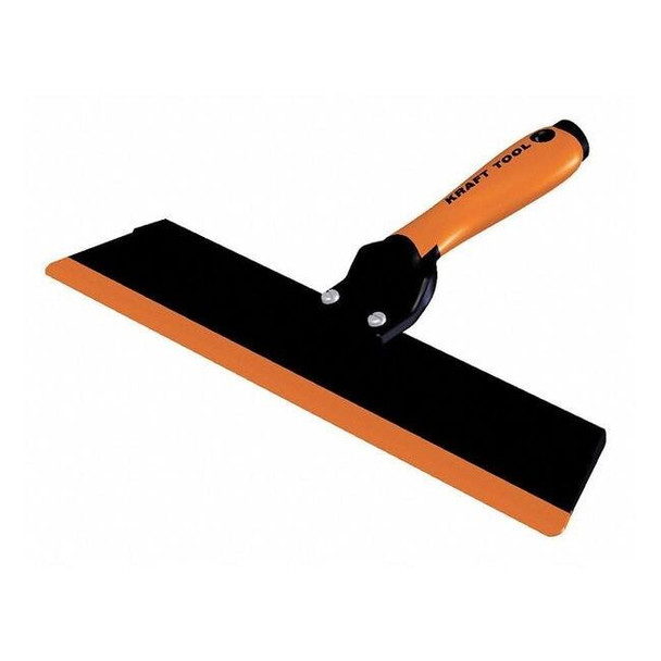 Kraft Tool Squeegee Trowel,18 in,Rubber Blade GG244