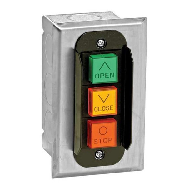 American Garage Door Supply Control Station, Indoor, Flush Mount PBC3