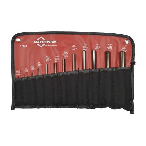 Mayhew Pilot Punch Set,Not Tether Capable 62254