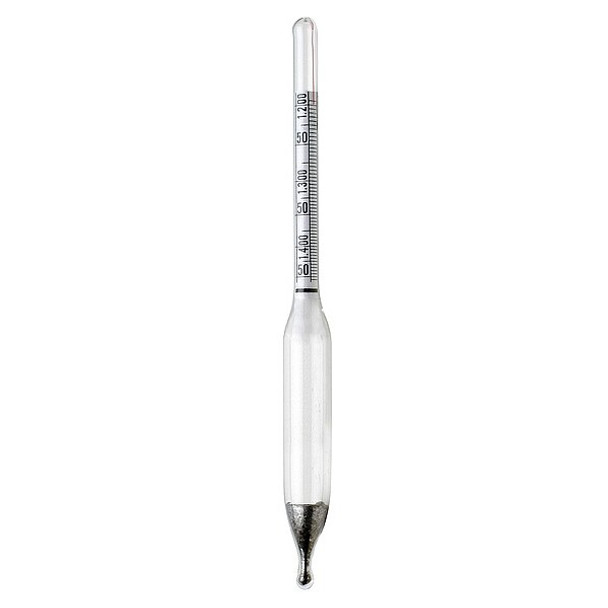 Durac Specific Gravity Plain Form Hydrometer, Range: 1.000/1.220 B61801-7200