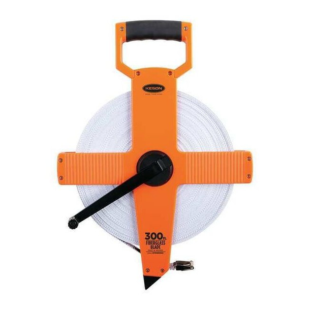 Keson 300 ft/90m Tape Measure, 1/2 in Blade OTR-18M-300