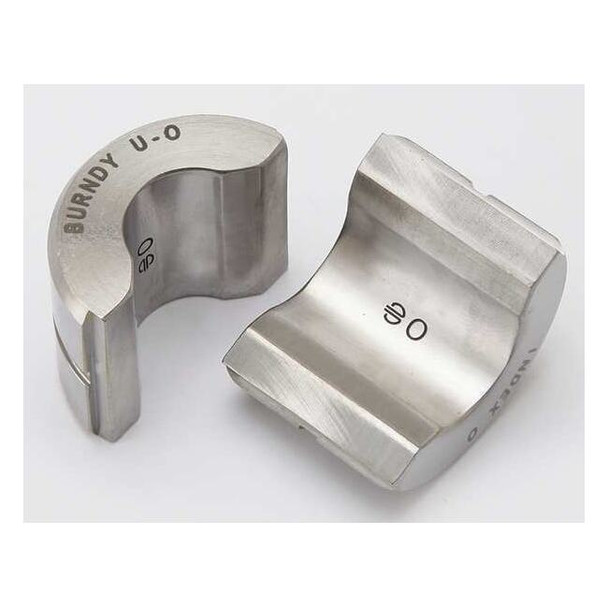 Burndy Crimping Die,U Style,12 tons,6 to 2 AWG UO