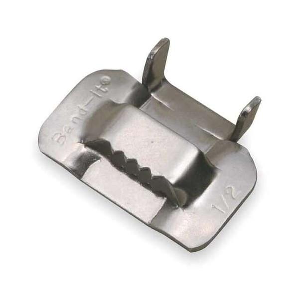 Band-It StrappingBuckle,StainlessSteel,Flat,PK50 GRC454