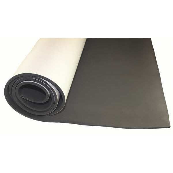 Foam Strip, Water-Resistant Closed Cell, 1 in W, 50 ft L, 1/4 in Thick, Black