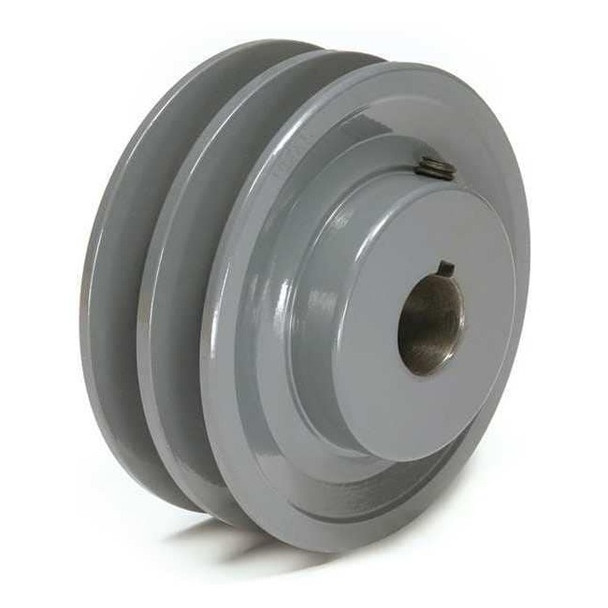 Manufacturer Varies 1 in Fixed Bore 2 Groove V-Belt Pulley 4.75 in OD 2AK49X1