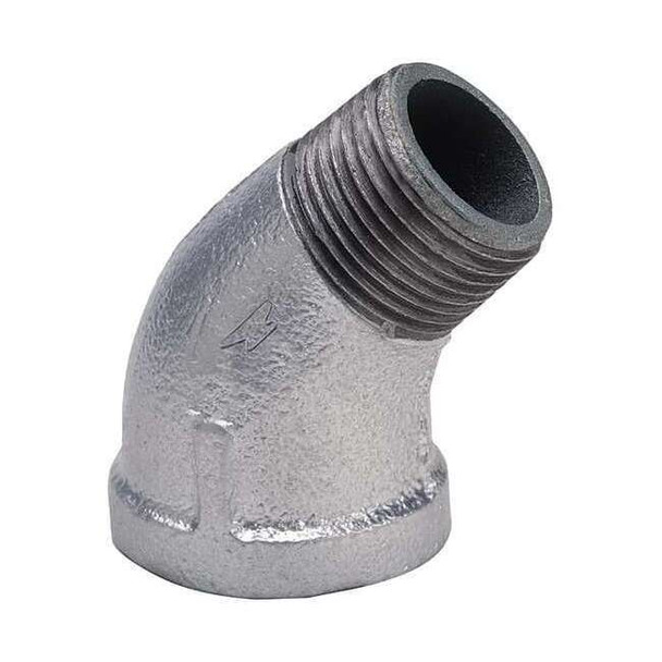 Anvil 2" FNPT x MNPT Galvanized 45 Degree Street Elbow 0311028203