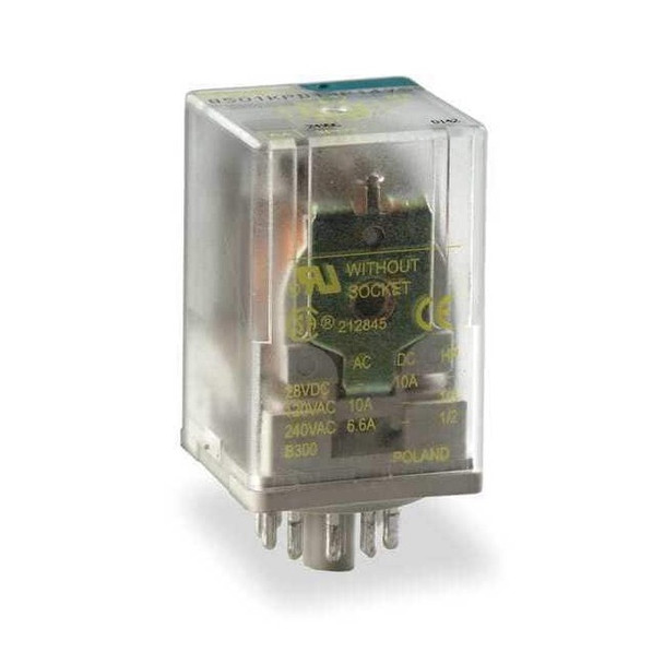 Socket, General Purpose Relay, Octal, 10 A, 8 Pins, Pin