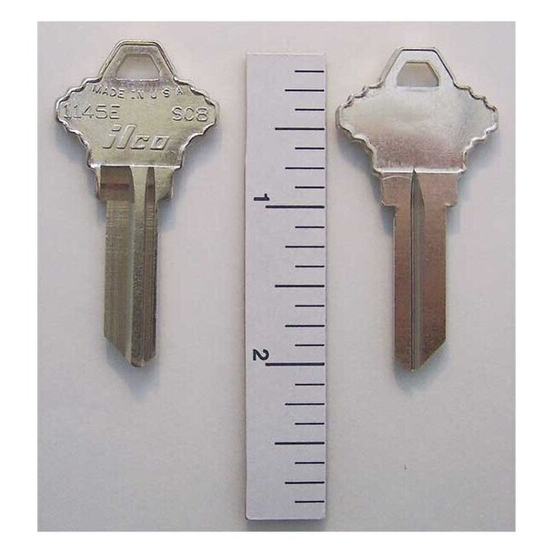 Kaba Ilco Key Blank, Pins 5,PK10 1145E-SC8