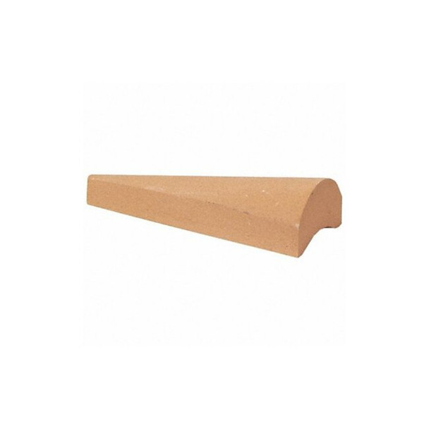 Gouge Sharpening Stone, 6 in W, 3/4 in L, Aluminum Oxide, Brown, Orange