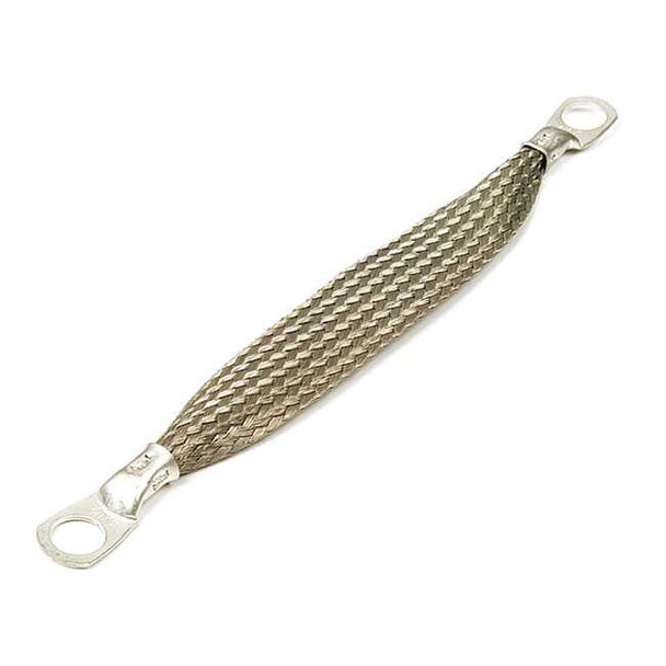 Grote Ground Strap Braided,Silver 84-9559