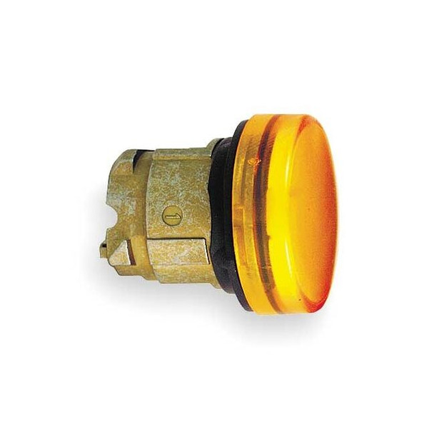 Schneider Electric Pilot Light Head,Yellow,22mm ZB4BV05