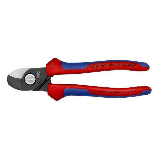 Knipex 6-1/2" Cable Shear, Shear Cut 95 12 165 SBA
