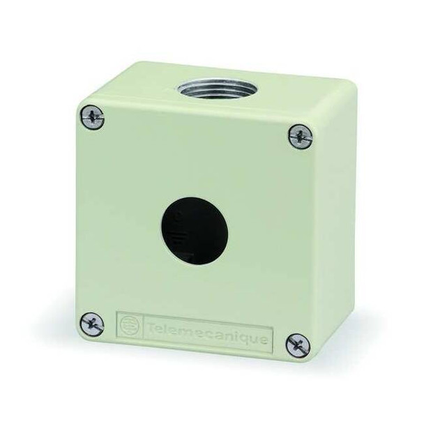 Schneider Electric PushButtonEnclosure,22mm,1Hole,DiCstZinc XAPG19201