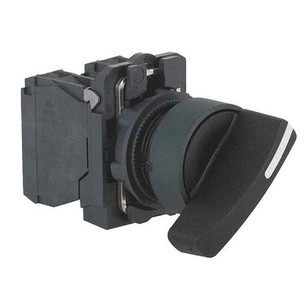 Schneider Electric Non-Illum Selector Switch,2NO,Plastic,3P XB5AJ33