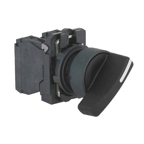 Schneider Electric SelectorSwitch,Non-Illum,3Pos,22mm,Black XB5AJ33