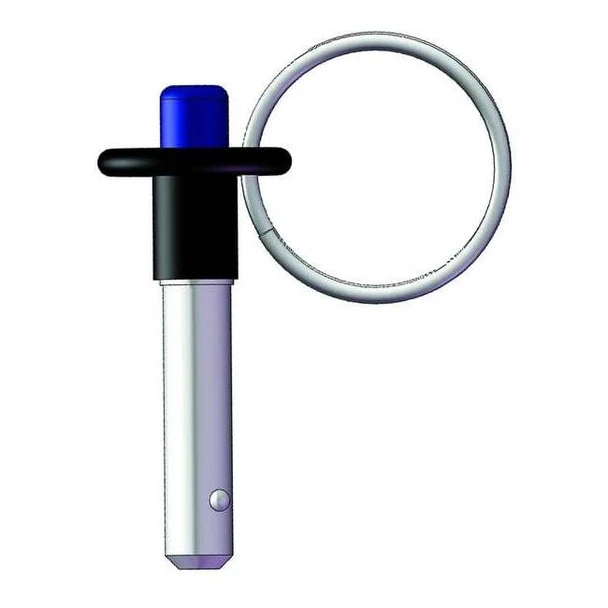 Innovative Components Button Handle Lock Pin w/Ring,3,3/8,SS GL6X3000B----X0