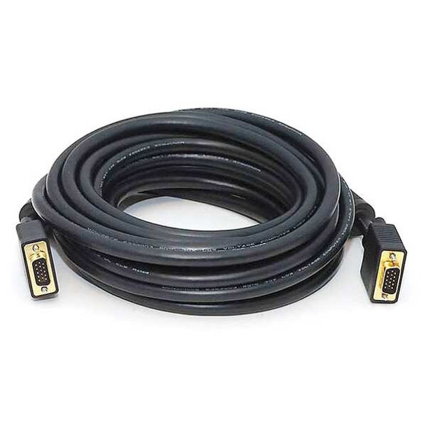 Monoprice Computer Cord,SVGA (HD15) M to M,25ft 3621