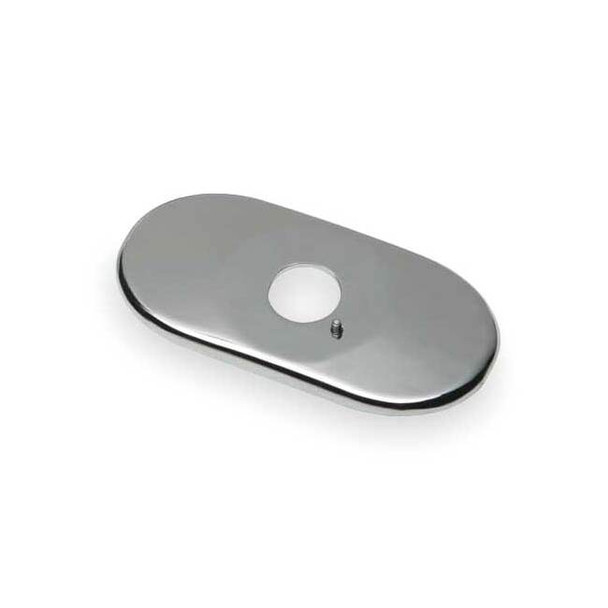 Chicago Faucet Trim/Cover Plate,Chrme,6-1/2" L,2-3/4" W 240.627.21.1