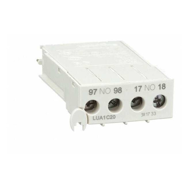 Schneider Electric AuxiliaryContactBlock,2NO/NC,2.5A LUA1C20
