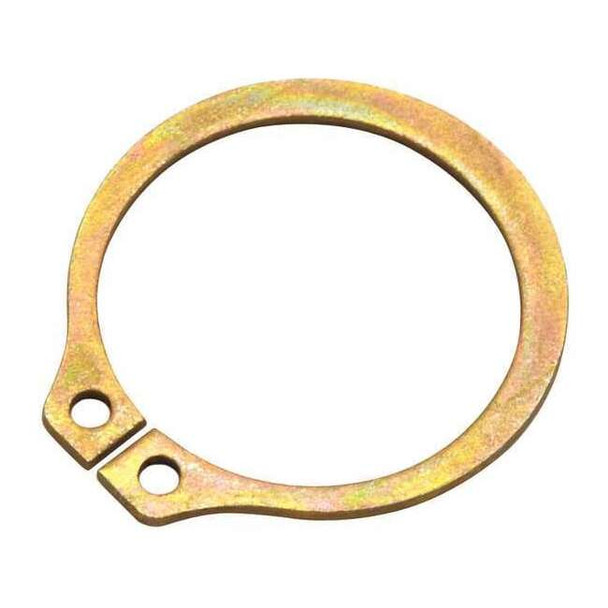 Rotor Clip External Retaining Ring, Steel, Zinc Yellow Finish, 50 PK SH-100ST ZD