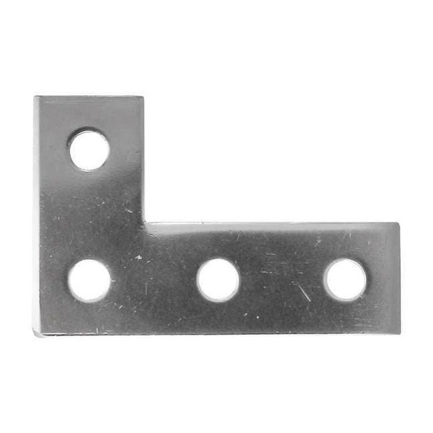 Calbrite Corner Plates,SS,Overall L 5 23/64in S600004BF0