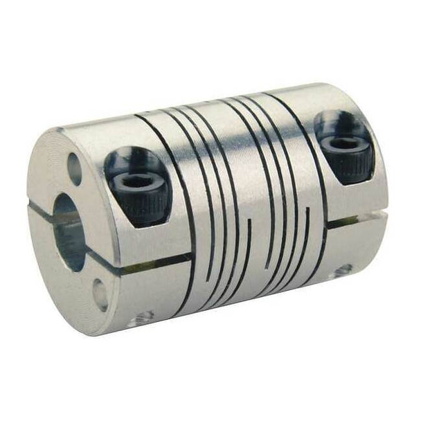 Ruland Coupling,6 Beam Clamp,Bore 1/4 x 1/4 In FCR10-4-4-A