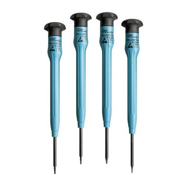 Moody Tool ESDSafePrecisionScrewdriverSet,Torx,4pcs 58-0339