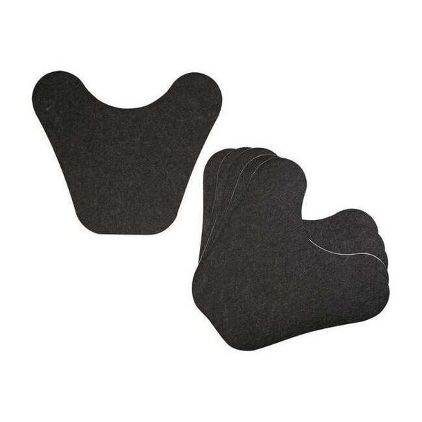 Pig Toilet Floor Mat,18" W,15-1/2" L,PK6 GRP7003-BK