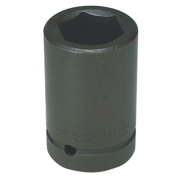 Wright Tool 1" Drive, 46mm Size, Metric Impact Socket, 6 Pts 89-46MM