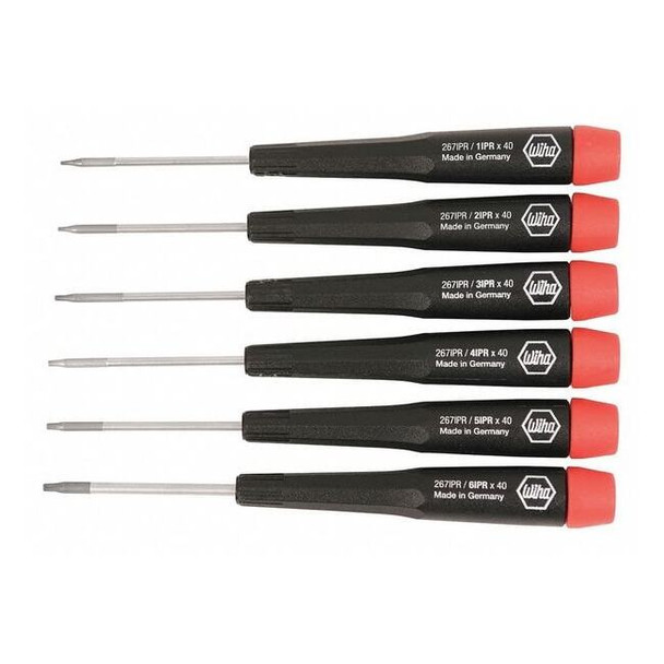 Wiha Precision Screwdriver Set,Pentalobe,6pcs 26794