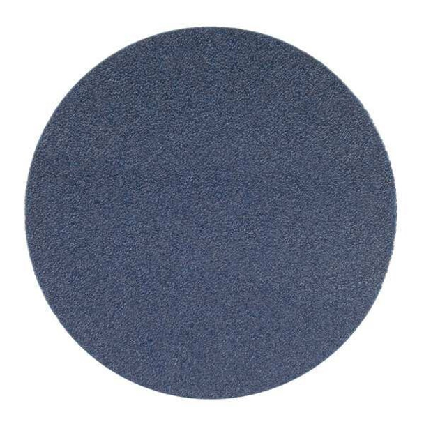 Norton Abrasives PSA Paper Disc,5in dia,80 Grit,Blue,PK50 66261125244