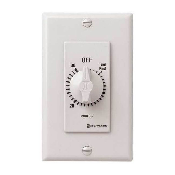 Intermatic Spring-Wound Timer, White, 277V AC FD15MWC