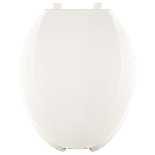 Centoco Toilet Seat With Cover, Check Hinge, Elongated, White AMFR820STS001