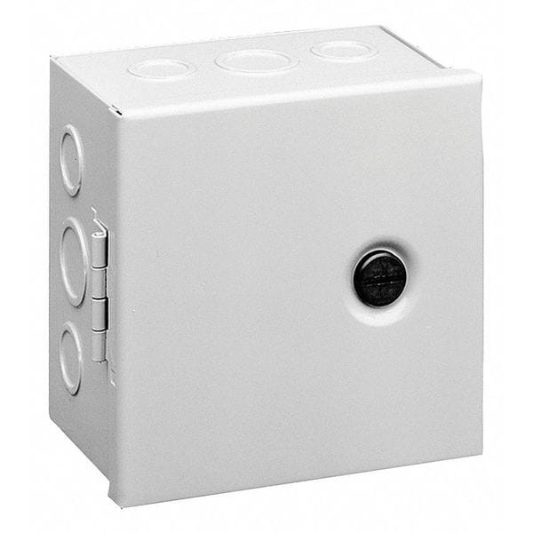 1/4 Turn Latch Electrical Enclosures, 10 in H, 4 in D, 10 in W, 1, Steel